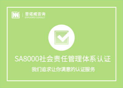 招远SA8000社会责任管理体系认证